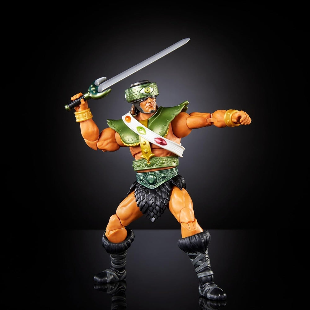 Masters of the Universe Masterverse Ny Eternia Tri-Klops Action Figur Deluxe samlerfigur med 30 Move Points og tilbehør Motu Toy HYC52 Action Figurer Naty Shop