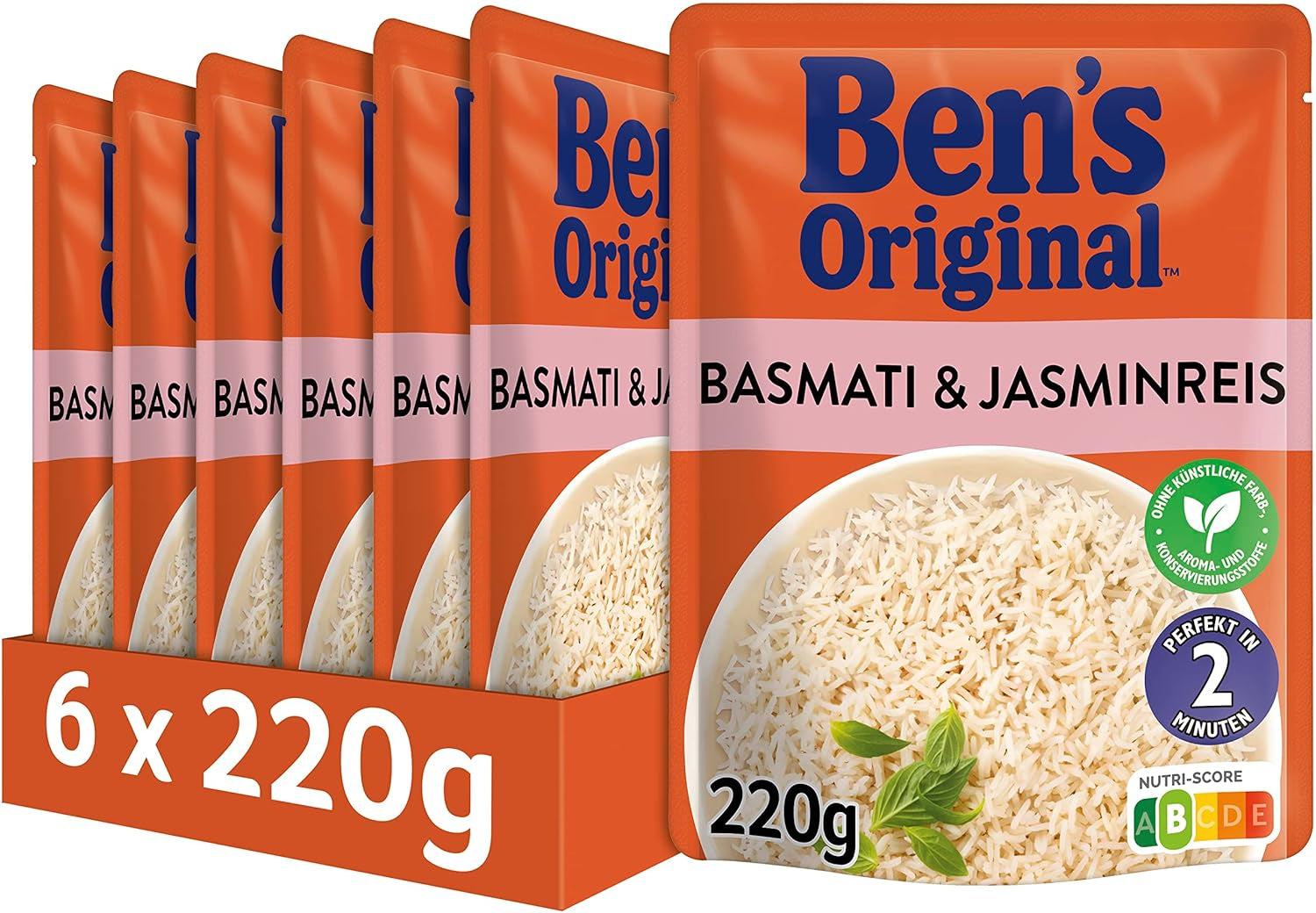BEN'S ORIGINAL™ Express Basmatiris 6 x 220 g