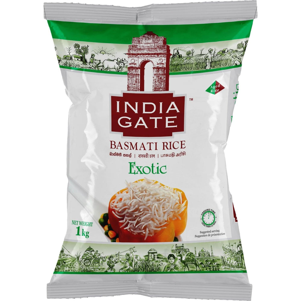 INDIA GATE Premium Basmatiris – Fin langkornet ris, aromatisk, fra Indien, fin langkornet (1 x 5 kg)