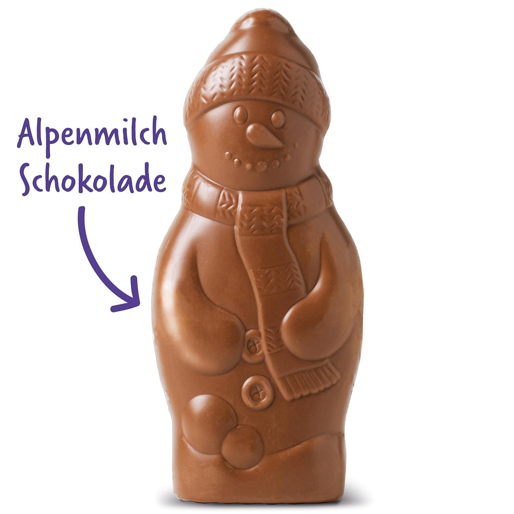 Milka Snowman Alpine Milk - Stor pakke chokolade snemandsfigurer i 3 modeller - 24 x 50g