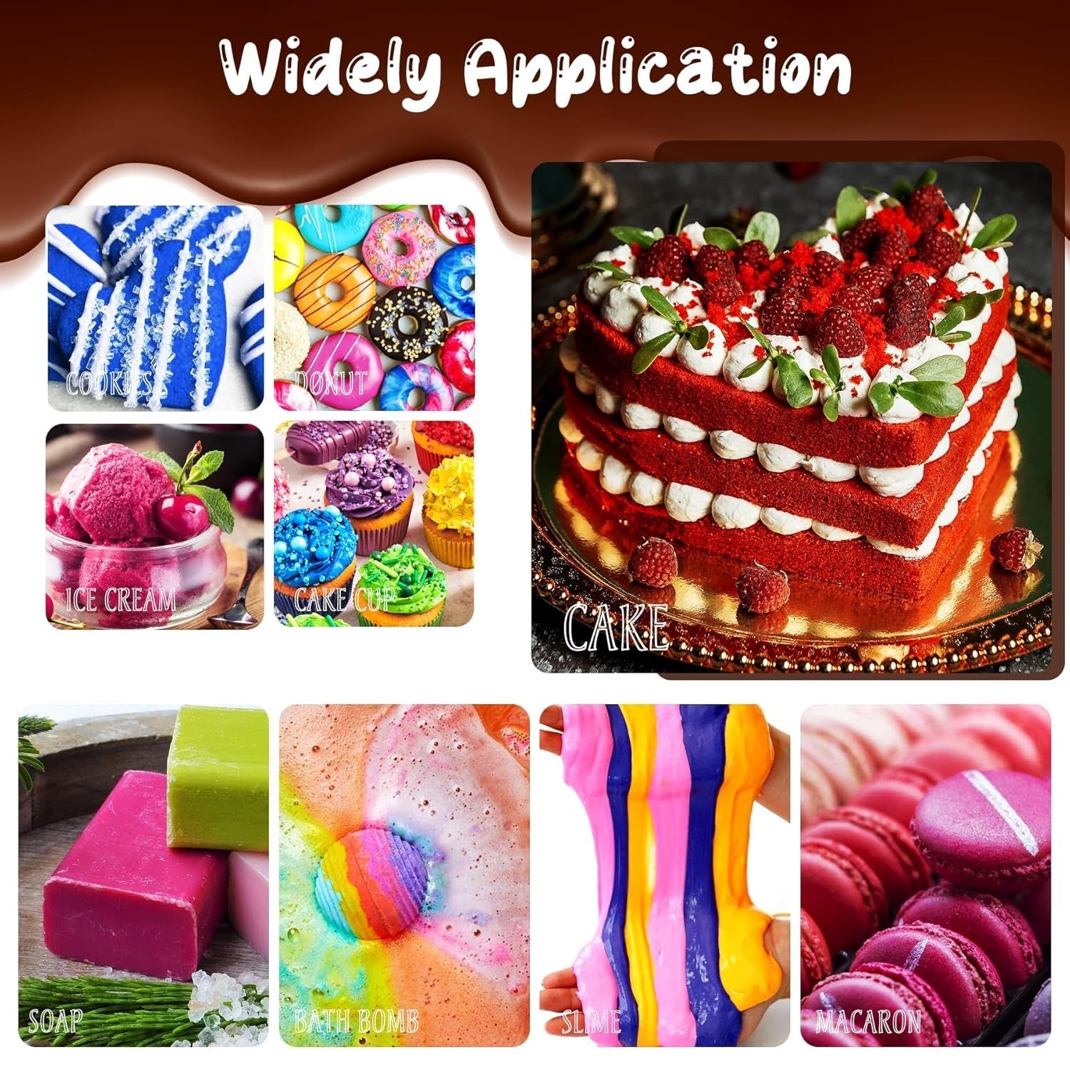 Colorant alimentar în gel - Colorant alimentar în gel foarte concentrat pentru prăjituri, copt, ouă de Paște, băuturi - Colorant alimentar fără zahăr pentru fondant, glazură, slime, decorarea torturilor (Red Velvet, 150G)