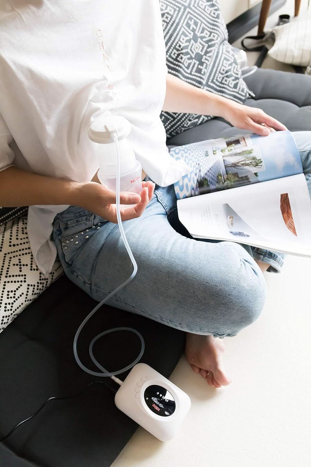 Nuby - Elektrische Milchpumpe Mit Digitaler Anzeige Tilbehør Mad og Amning Bebe Naty Shop