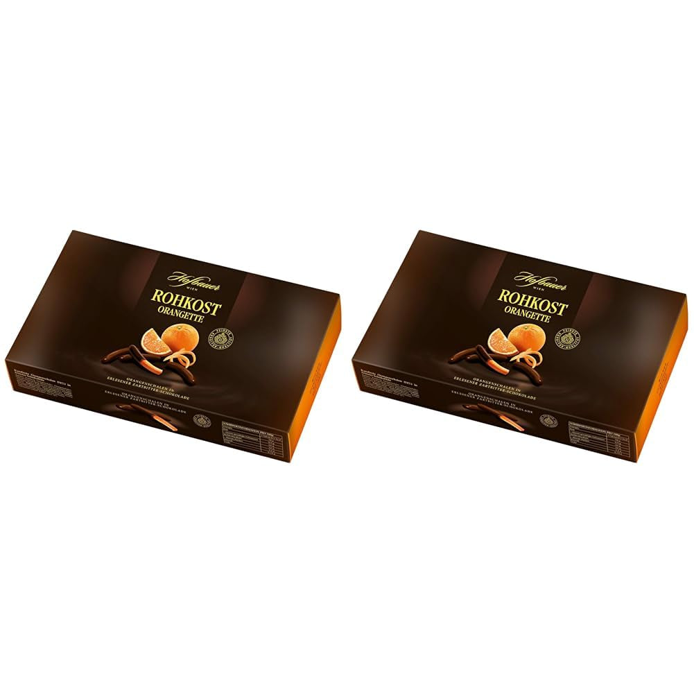 Hofbauer Wien Orangette rå, chokoladeovertrukne appelsinskiver, 1000 g