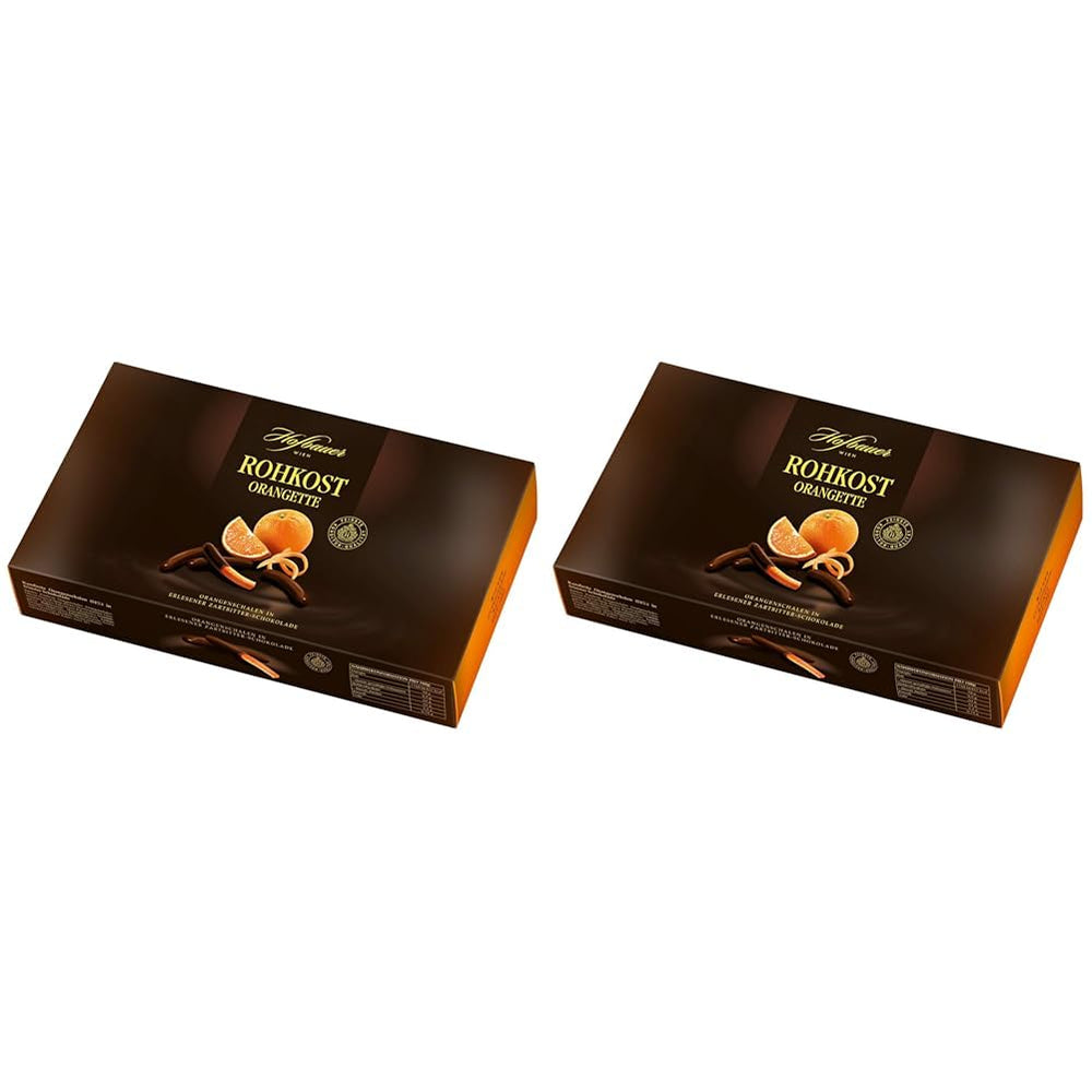 Hofbauer Wien Orangette rå, chokoladeovertrukne appelsinskiver, 1000 g
