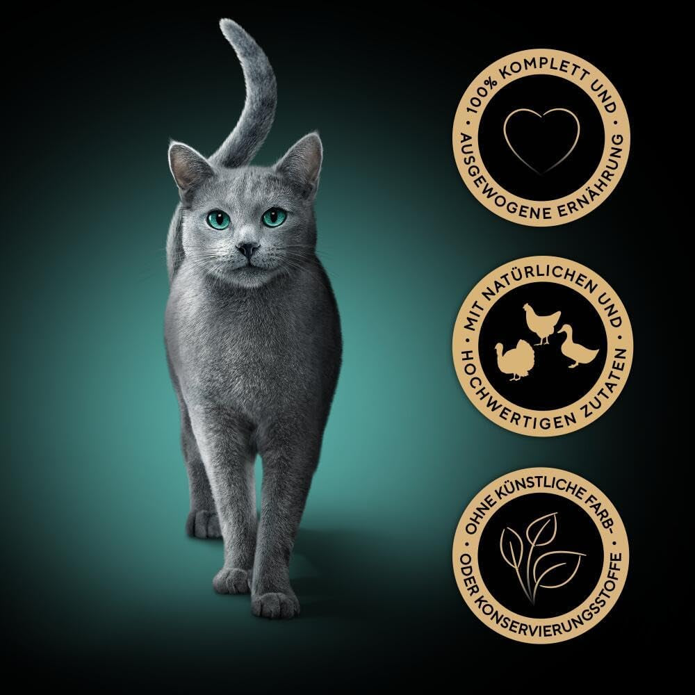 Sheba Portion Pouches Hrană umedă pentru pisici, pachet multiplu Fresh & Fine în jeleu cu curcan și pui, 6x6x50g - Hrană pentru pisici de înaltă calitate în jeleu cu curcan și pui