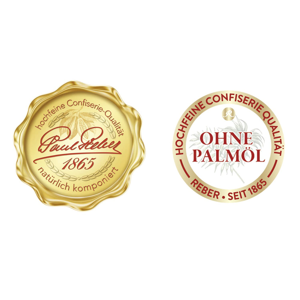 Reber Authentic Mozart Balls Christmas Edition Dark Chokolade Praliner Marcipan Nougat Ideel julegavepakke med 12 stk.