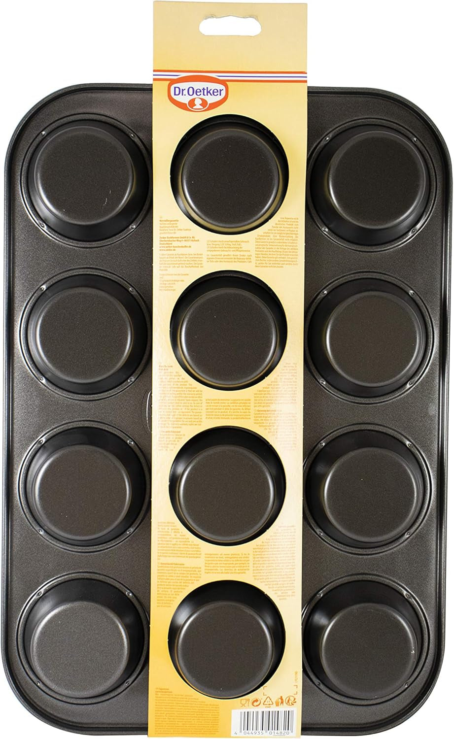 Dr. Oetker Muffinform 12-Er Mini Ø 7 Cm, Cupcake Form Für Saftige Muffins, Muffinblech Mit Antihaftbeschichtung, Menge: 1 Stück Forme og bageplader Naty Shop