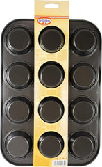 Dr. Oetker Muffinform 12-Er Mini Ø 7 Cm, Cupcake Form Für Saftige Muffins, Muffinblech Mit Antihaftbeschichtung, Menge: 1 Stück Forme og bageplader Naty Shop