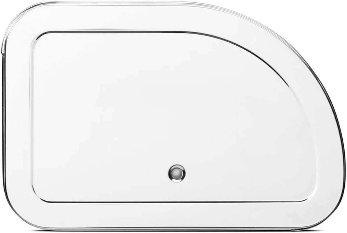 Coș rulant pentru pâine/Brilliant Steel (inclusiv panourile laterale) Cutii depozitare alimente Naty Shop