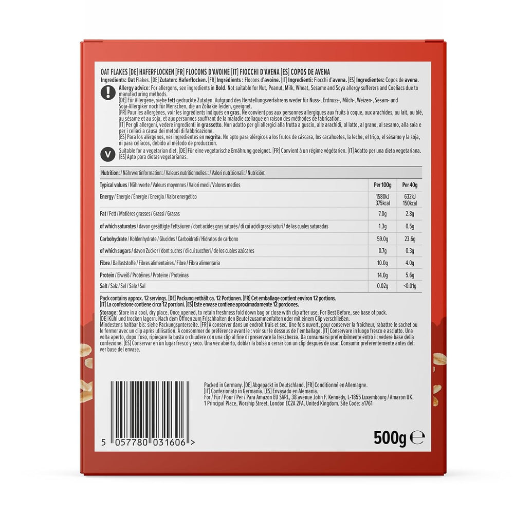 Amazons delikate havregryn, 500 g