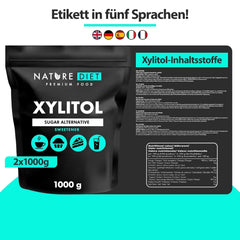 Nature Diet Xylitol, 1 kg sødemidler Naty Shop