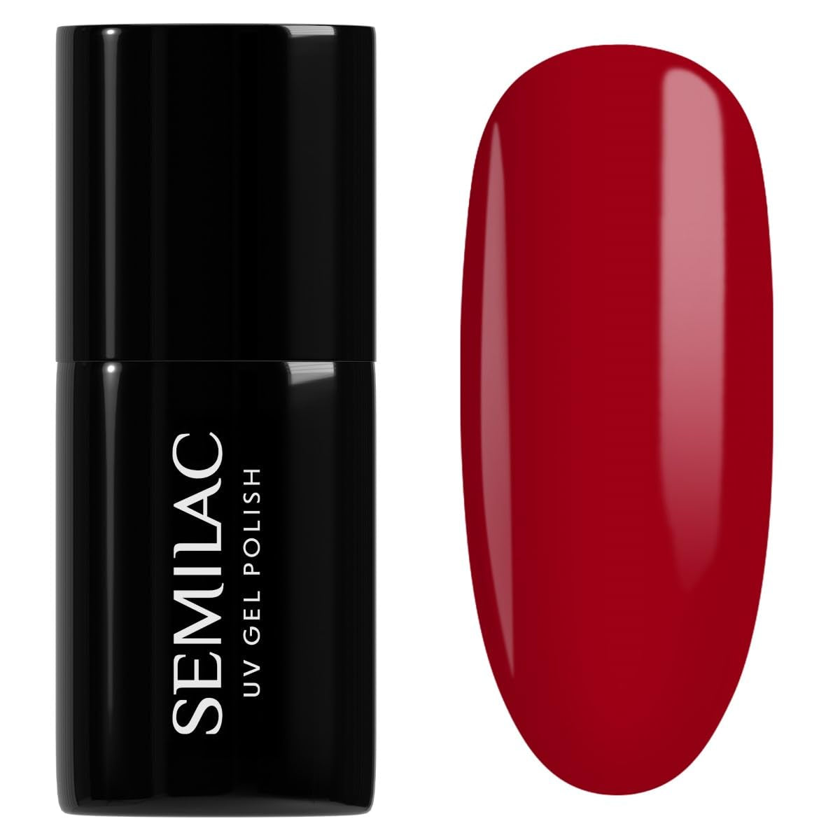 Semilac UV Neglelak 027 Intense Red 7ml Hottie Collection