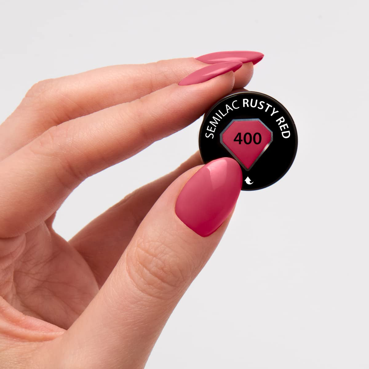 UV neglelak Semilac Hybrid 400 Rusty Red 7ml, Tastes of Fall kollektion