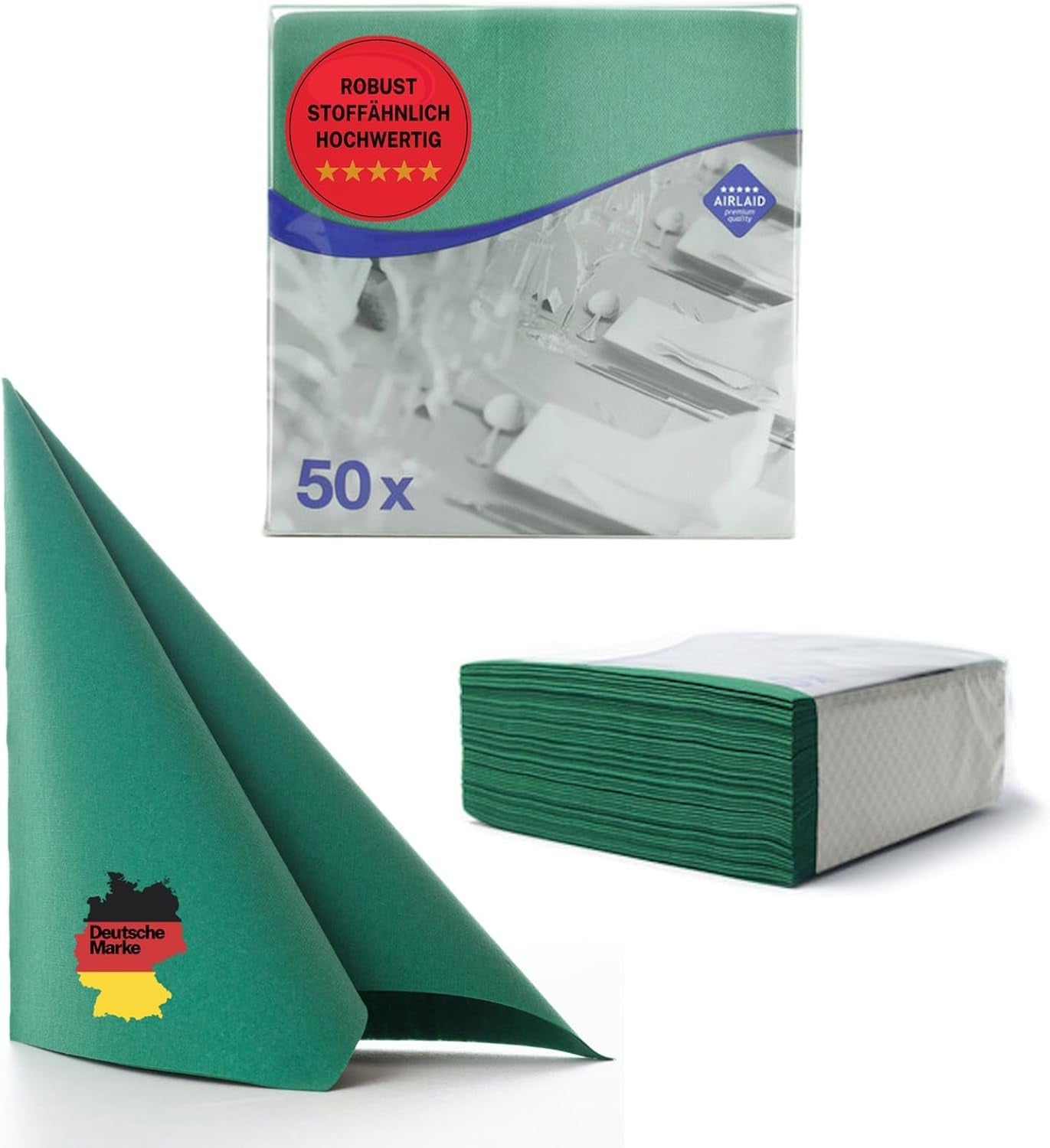 50 șervețele Aroba Airlaid Aspect textil 19 CULORI 40X40 Cm 1/4 fold Șervețele de nuntă de înaltă calitate, aspect textil, pentru aniversări hotel catering sărbători Crăciun nuntă roz