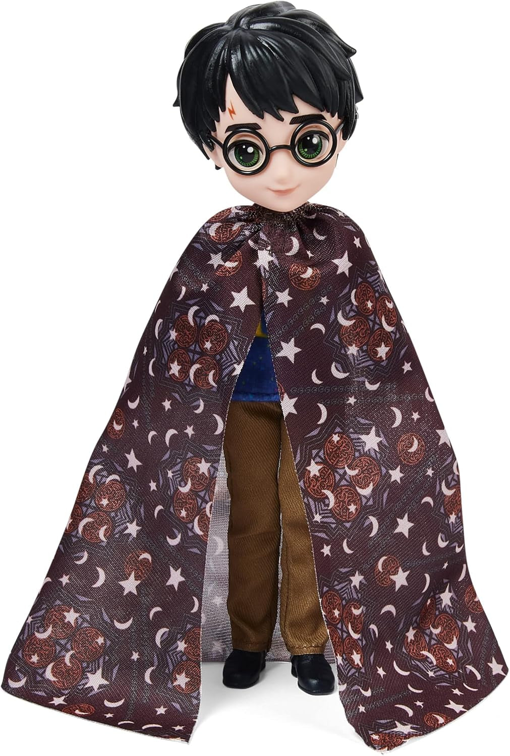 Wizarding World Harry Potter - Geschenkset mit 20,3 cm großer Harry Potter Puppe inklusive Besen, Tarnumhang und weiterem Zubehörteilen