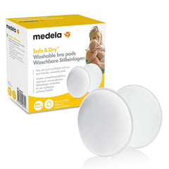 Medela Waschbare Stilleinlagen, 4 Stück Tilbehør Mad og Amning Bebe Naty Shop