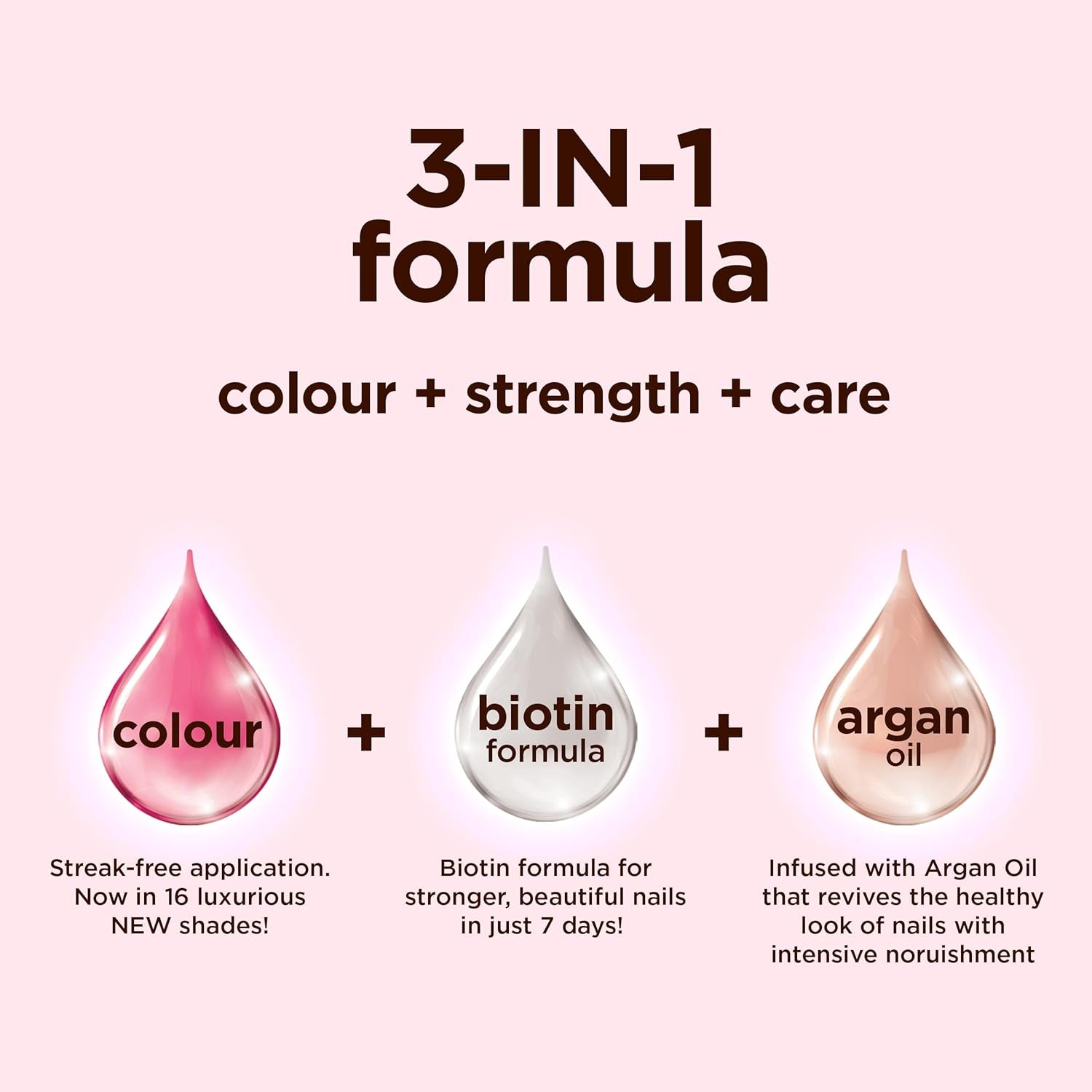 Color Therapy Neglelak, 400 Confident Queen, Farve, Styrkelse, Pleje, 14,7 ml