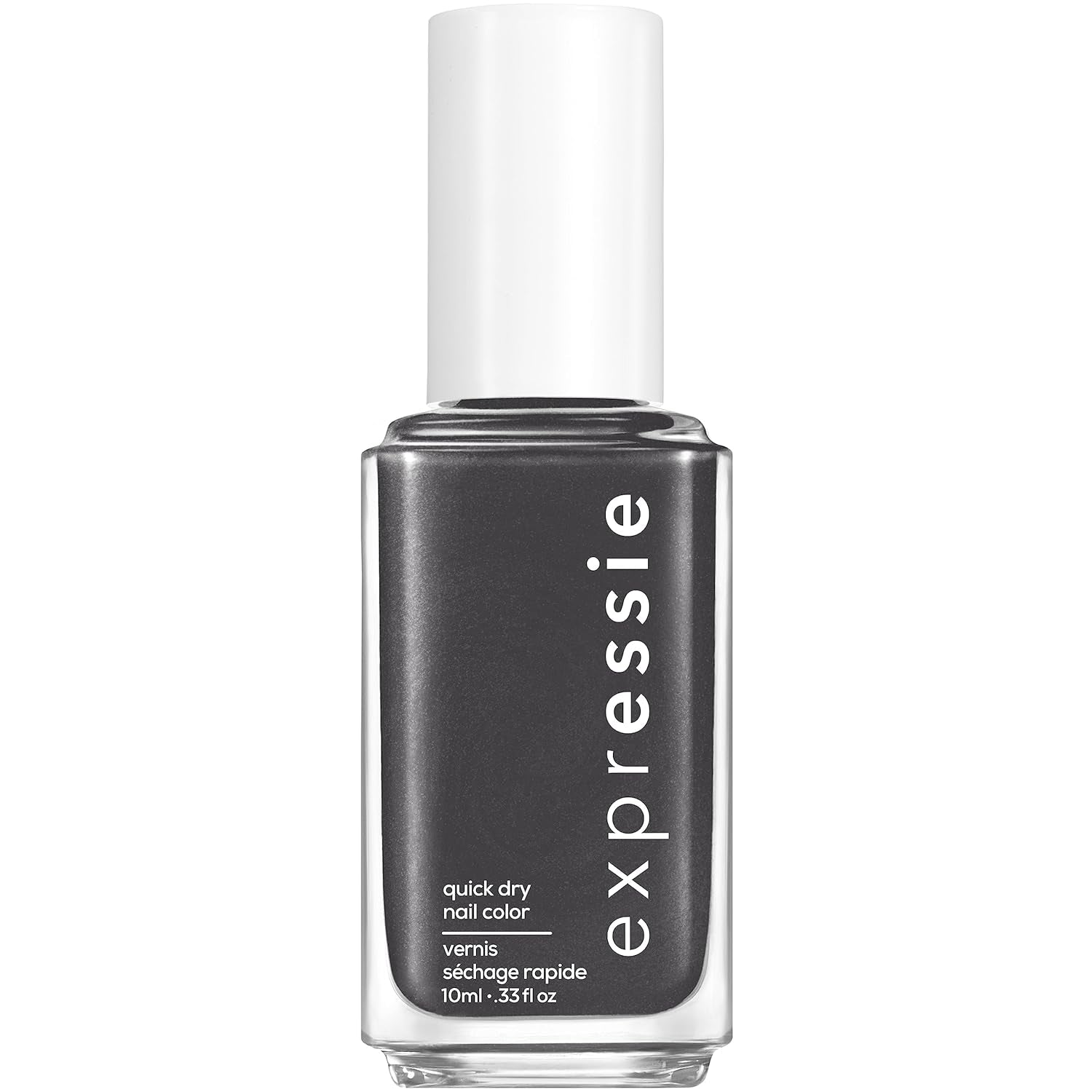 Essie hurtigtørrende neglelak "expression", nr. 270 misfit right in, metallisk, vegansk formel, 10 ml