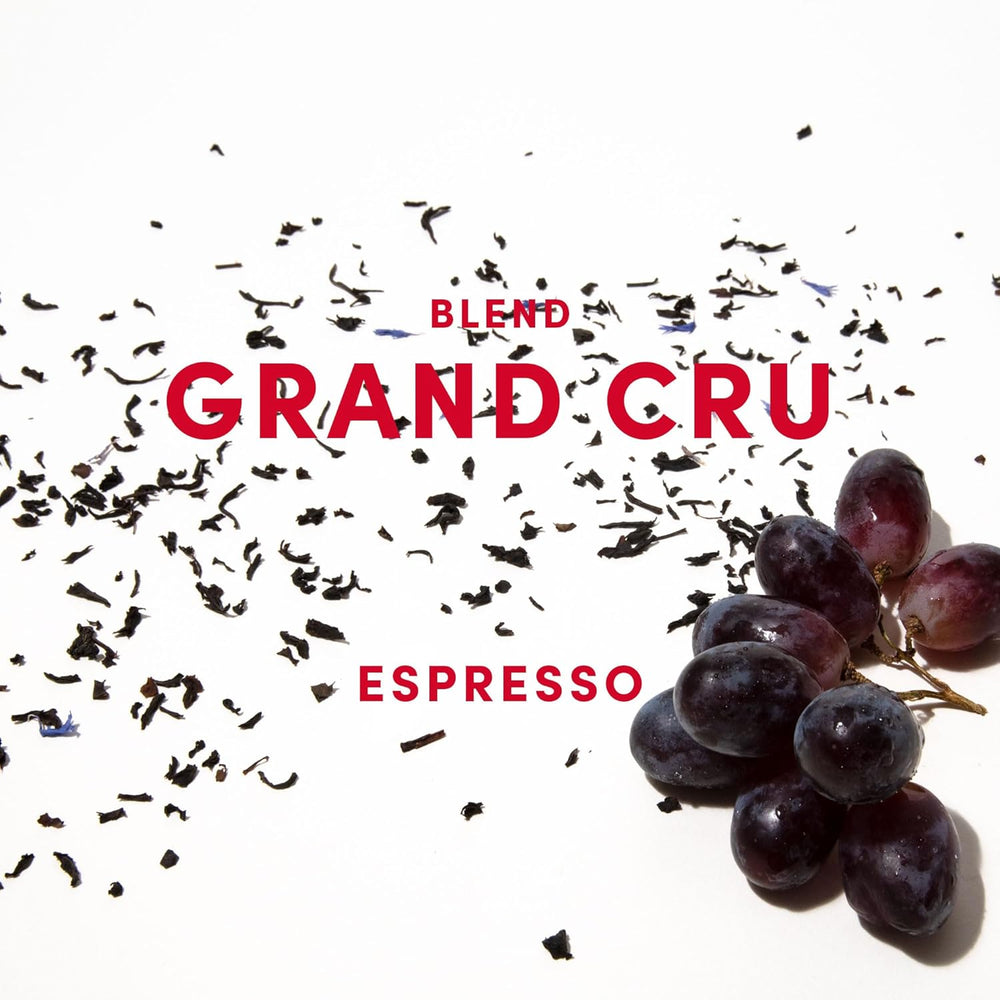 Grand Cru Espresso Blend - 100 % Arabica aus Brasilien, Indien & Tansania - fruchtig & komplex mit Earl Grey, Traube & grünem Apfel - ganze Bohnen - 1kg - frisch geröstet in Berlin
