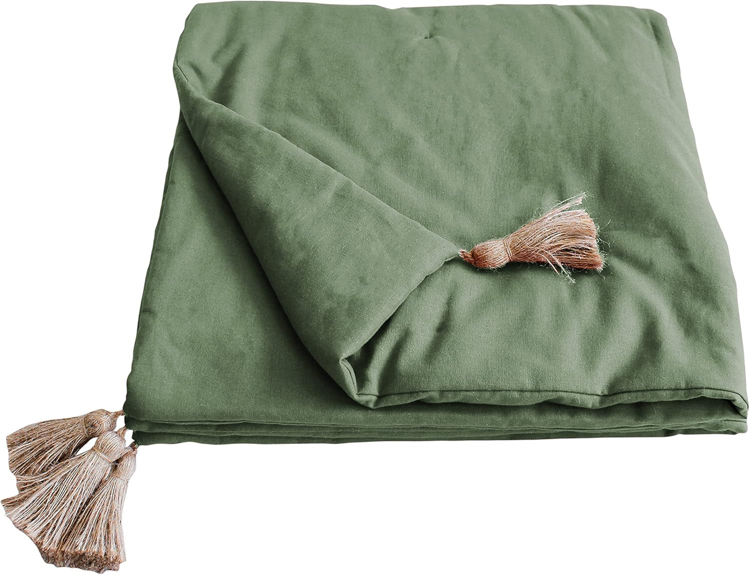 Dyne med 4 bobler, jute, 90 X 190 Cm, ler, 2007AGCHLJT090190, 90 X 190 Cm Dyner og dyner Naty Shop Hilsen