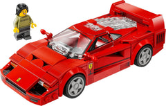 LEGO Speed Champions Ferrari F40 Super Sports Car, Legesæt med bygbar legetøjsbil og minifigurdriver, Samling byggesæt til børn, gave til drenge og piger 76934 Byggesæt Besuche den LEGO-Store