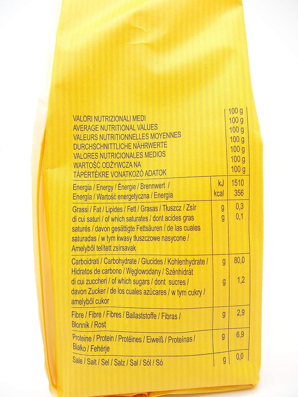 Dialsi stjerneformet pasta, glutenfri majs- og rispasta, bronzebrændt, 100 % italienske ingredienser, ingen tilsætningsstoffer, tilberedes på 8-9 minutter, 300 g pakke