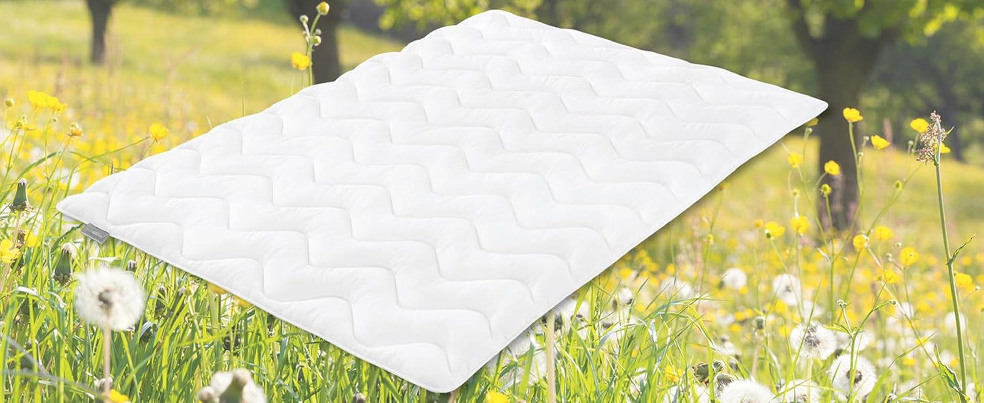 Traumnacht let sommerdyne 155X220 Cm, anti-allergisk dyne, specielt til sommer, med behageligt blødt mikrofiberbetræk, Oeko Tex certificeret, produceret efter den tyske kvalitetsstandard Dyner og dyner Naty Shop Sommertæppe 135 X 200