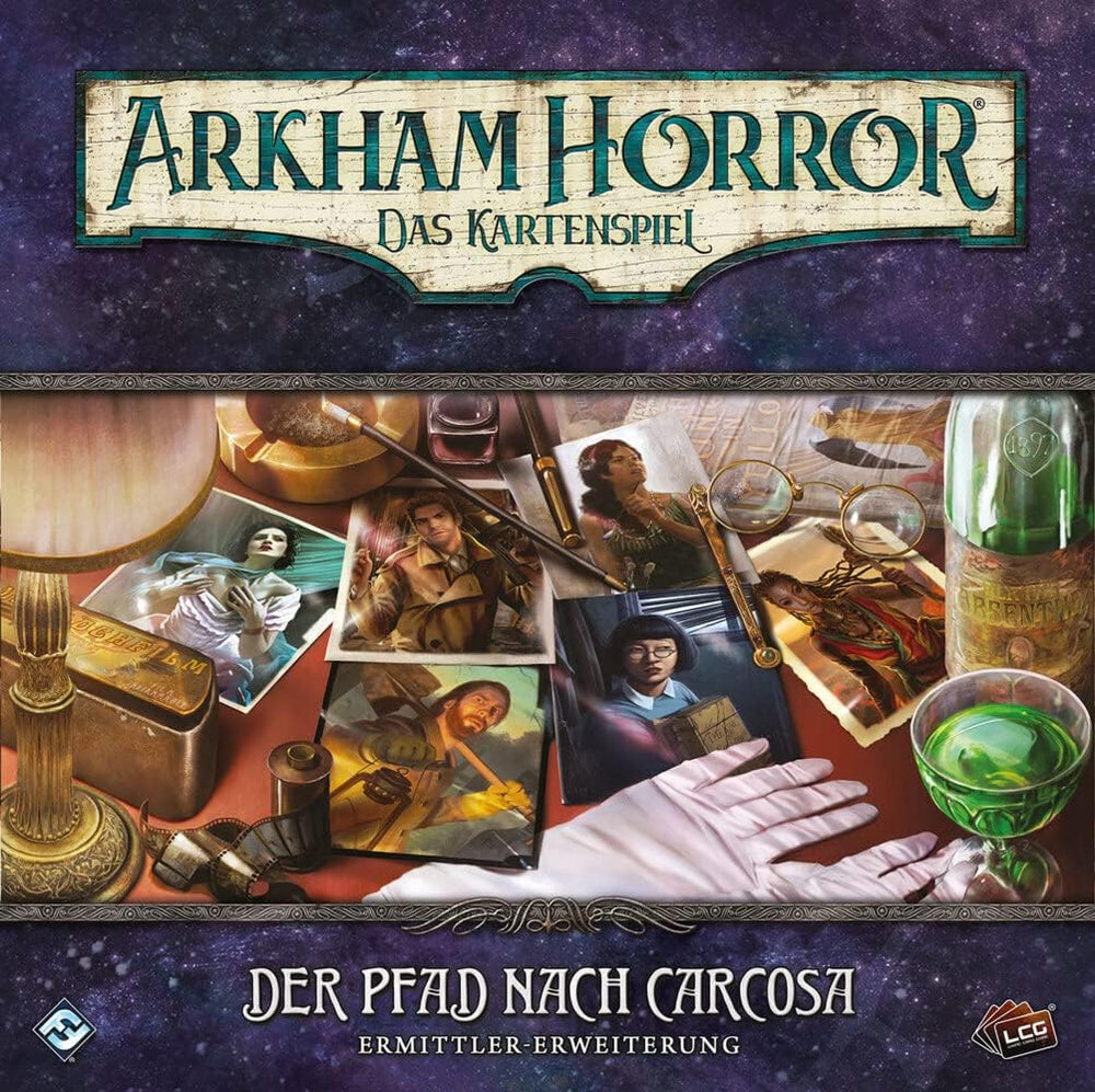 Fantasy Flight Games, Arkham Horror: LCG, Core Game, Expert Game, Card Game, 1-4 spillere, i alderen 14+, 45+ minutter, tysk, flerfarvet, farverigt
