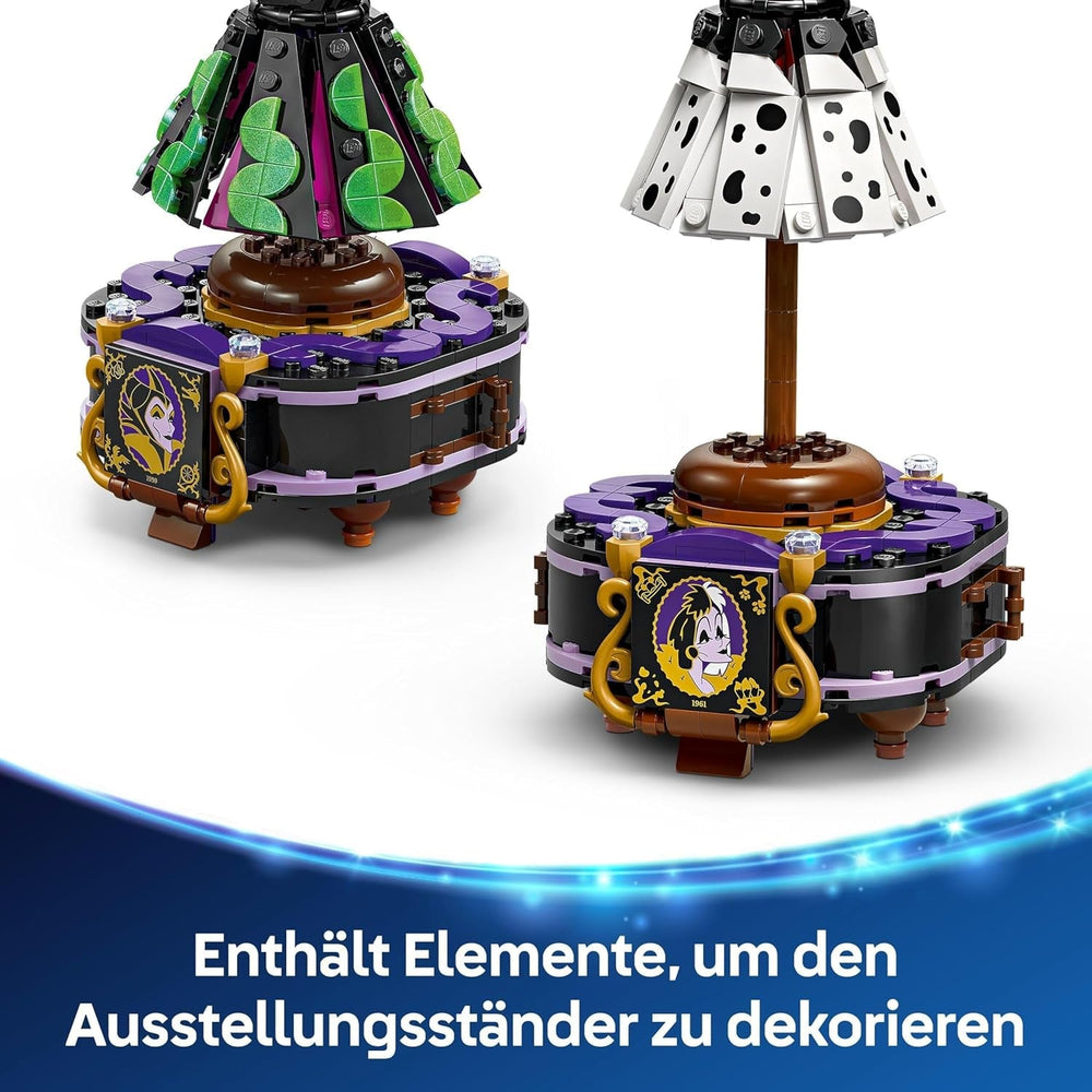 LEGO Ç€ Disney Villains The Dresses Of Maleficent And Cruella De Vil - Legetøj til drenge og piger fra 9 år - Inkl. 2 minidukker og 2 dyrefigurer - Fødselsdagsgave til fans 43262 byggesæt Besuche den LEGO-Store