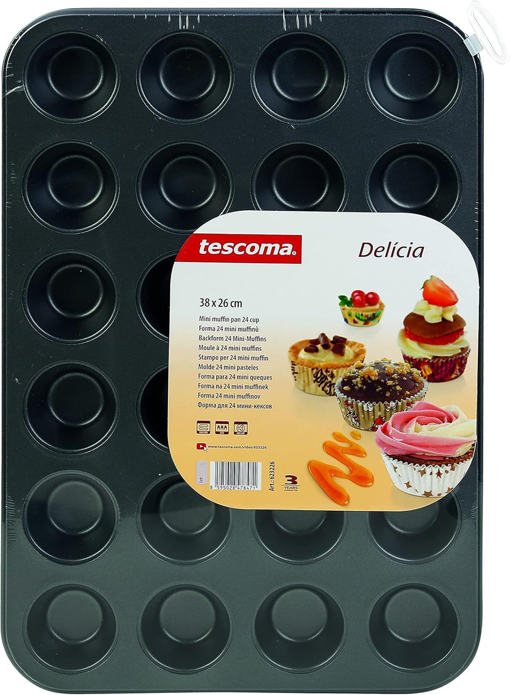 Bageplade, 38 X 26 X 2,5 cm Forme og bageplader Naty Shop