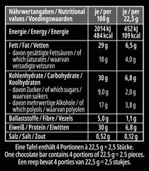frankonia CHOCOLAT POWER MOTION uden tilsat sukker - Sprød hvid chokolade med højt protein- og lavt kulhydratindhold, 90 g