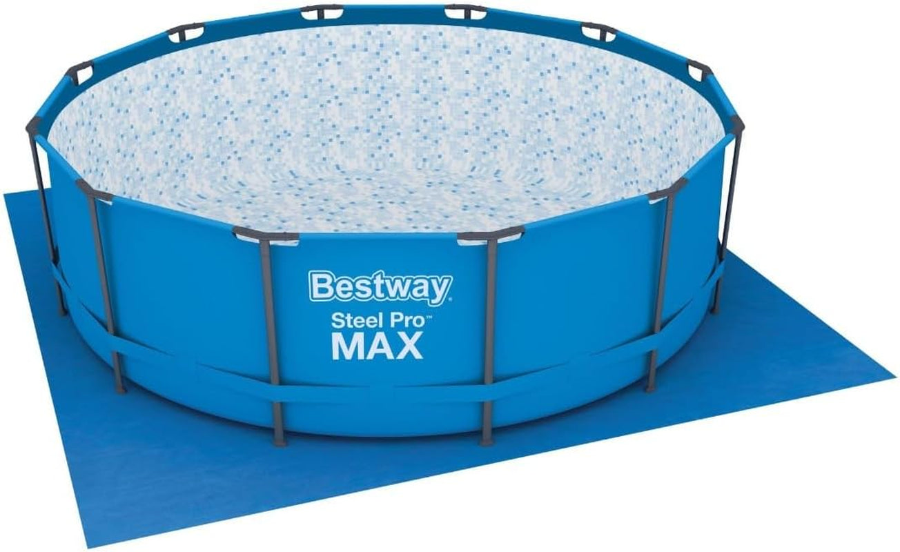 Bestway PE bundplade 396 x 396 cm, blå, firkantet