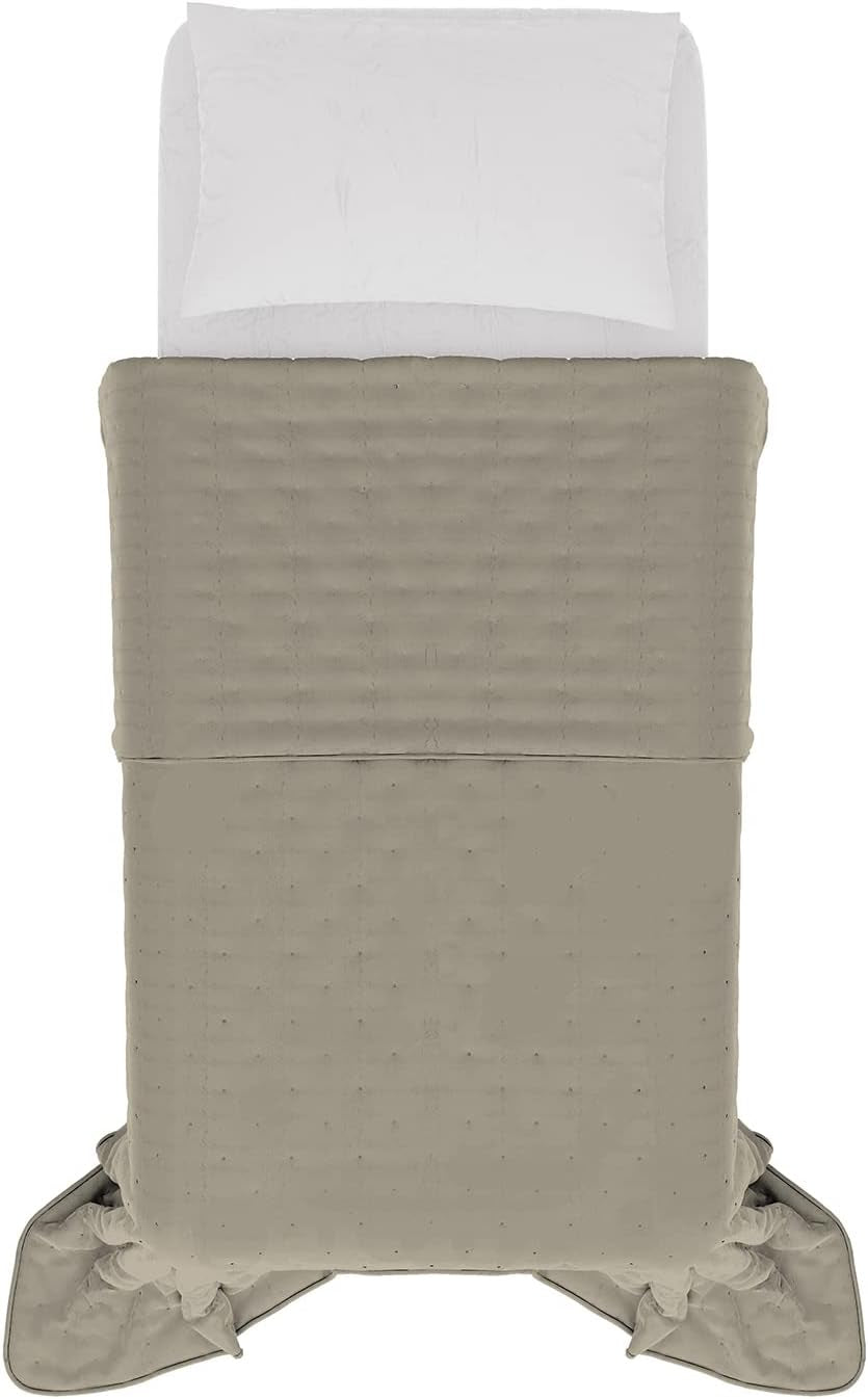 Lenjerie de pat italiană cuvertură de vară CHIC, microfibră, SINGLE 170X250Cm, maro Plapumi si pilote Naty Shop Maro Single 170X250Cm