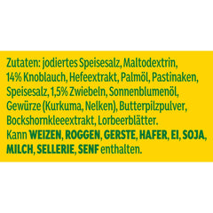Knorr Würzmischung Hvidløg Aromat til hurtige retter til Würzen og smag af Pasta, Pizza, Gemüse og Mehr 90 g
