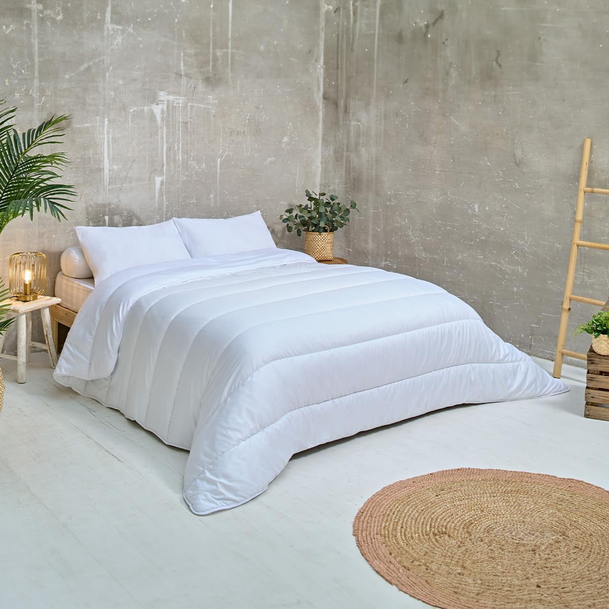 Bleu Câlin COUETTE MICROFIBRE KMF 45S, 240X260Cm, Poliester, Plapumă, Pătură, Alb, Iarnă Plapumi si pilote Naty Shop 220 X 240 Cm