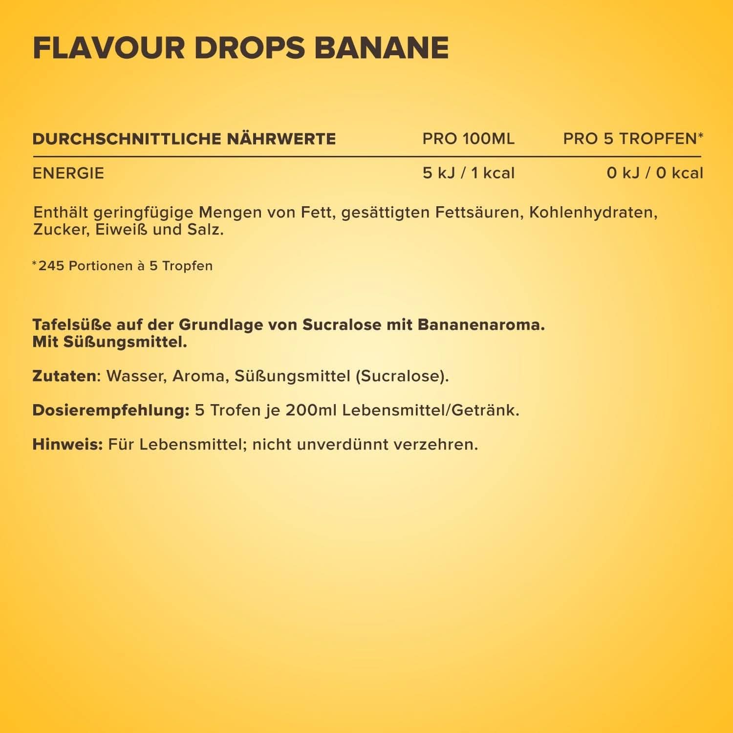 Ironmaxx Flavored Drops - Ingen kalorier og ingen sukker, 50 ml Flavours Naty Shop