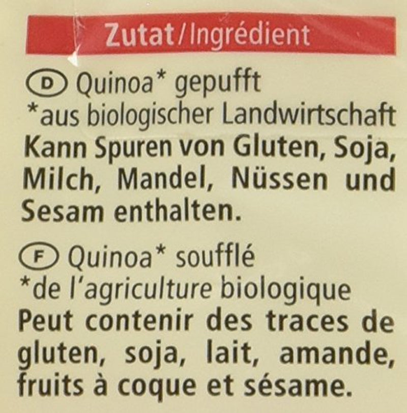 Økologisk ekspanderet quinoa, 125g