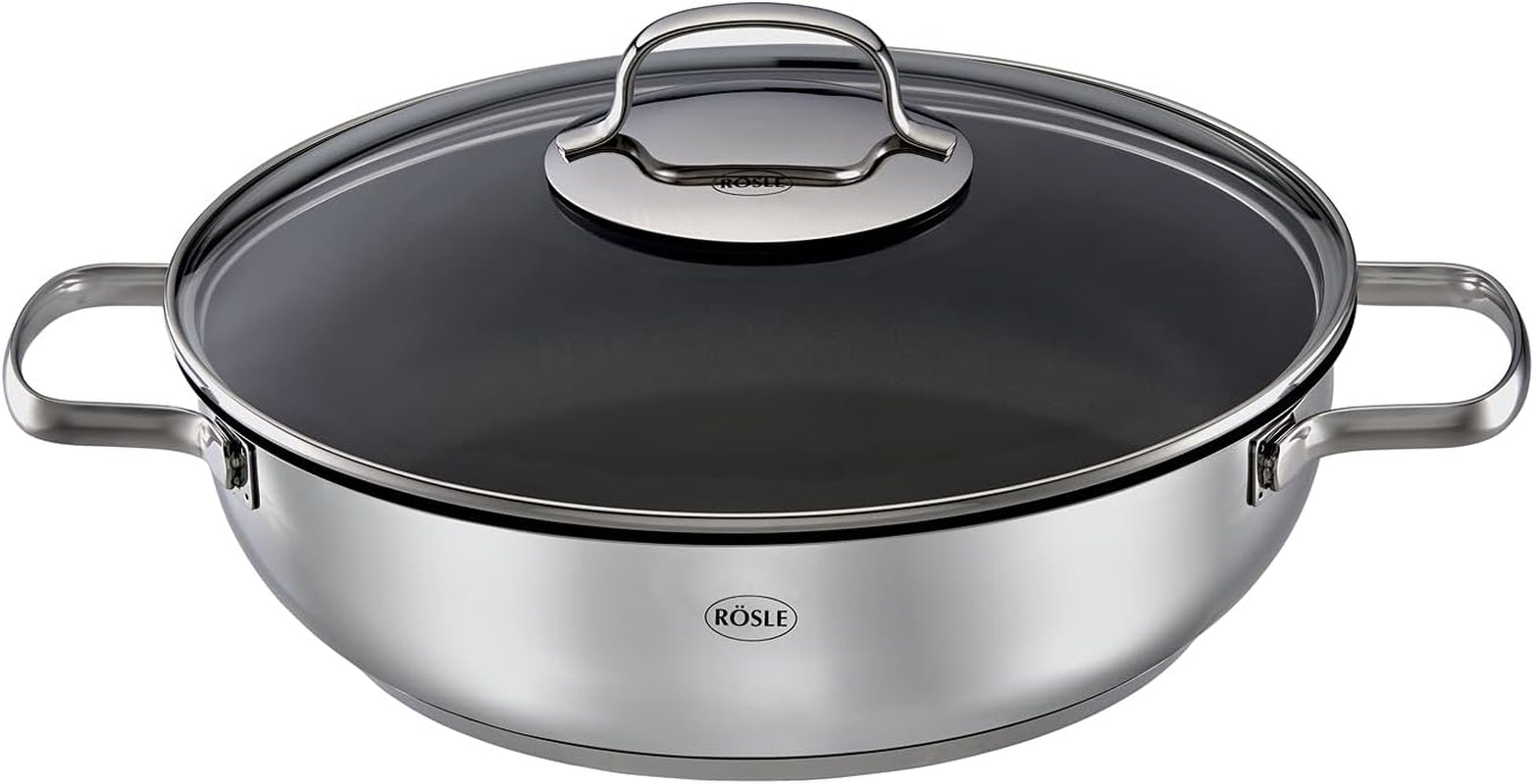 RÖSLE ELEGANCE, tigăi universale de înaltă calitate cu strat antiaderent robust Proplex, inducție Oale si Tigai Naty Shop Tigaie de servire Proplex Ø 28 Cm
