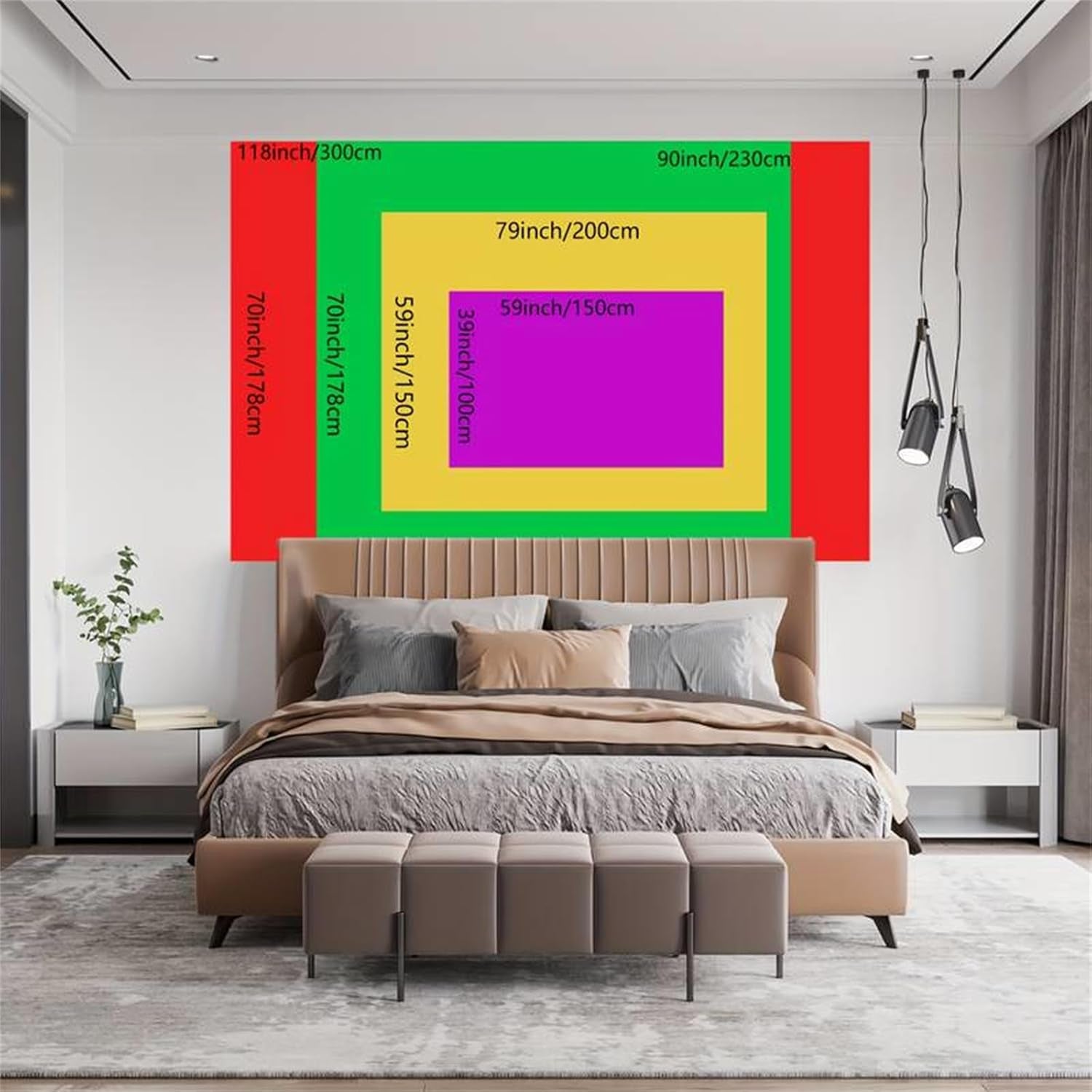 Covor tapiserie padure panza copac cascada ceata Casa - Accesorii si Decoratiuni Naty Shop