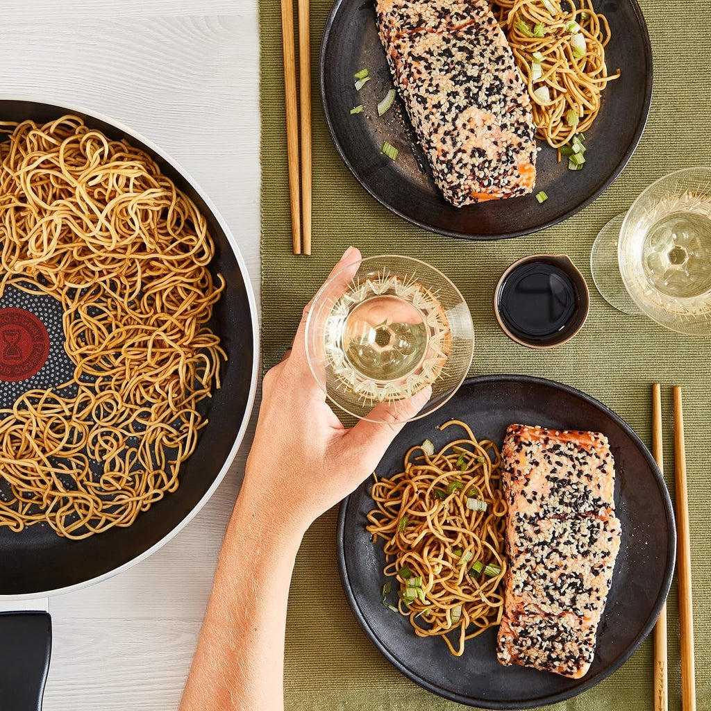 Tefal C27808 Generous Cook Tigaie 32 cm, acoperire antiaderentă, baza Thermo-Fusion, toate tipurile de plită cu inducție Oale si Tigai Naty Shop