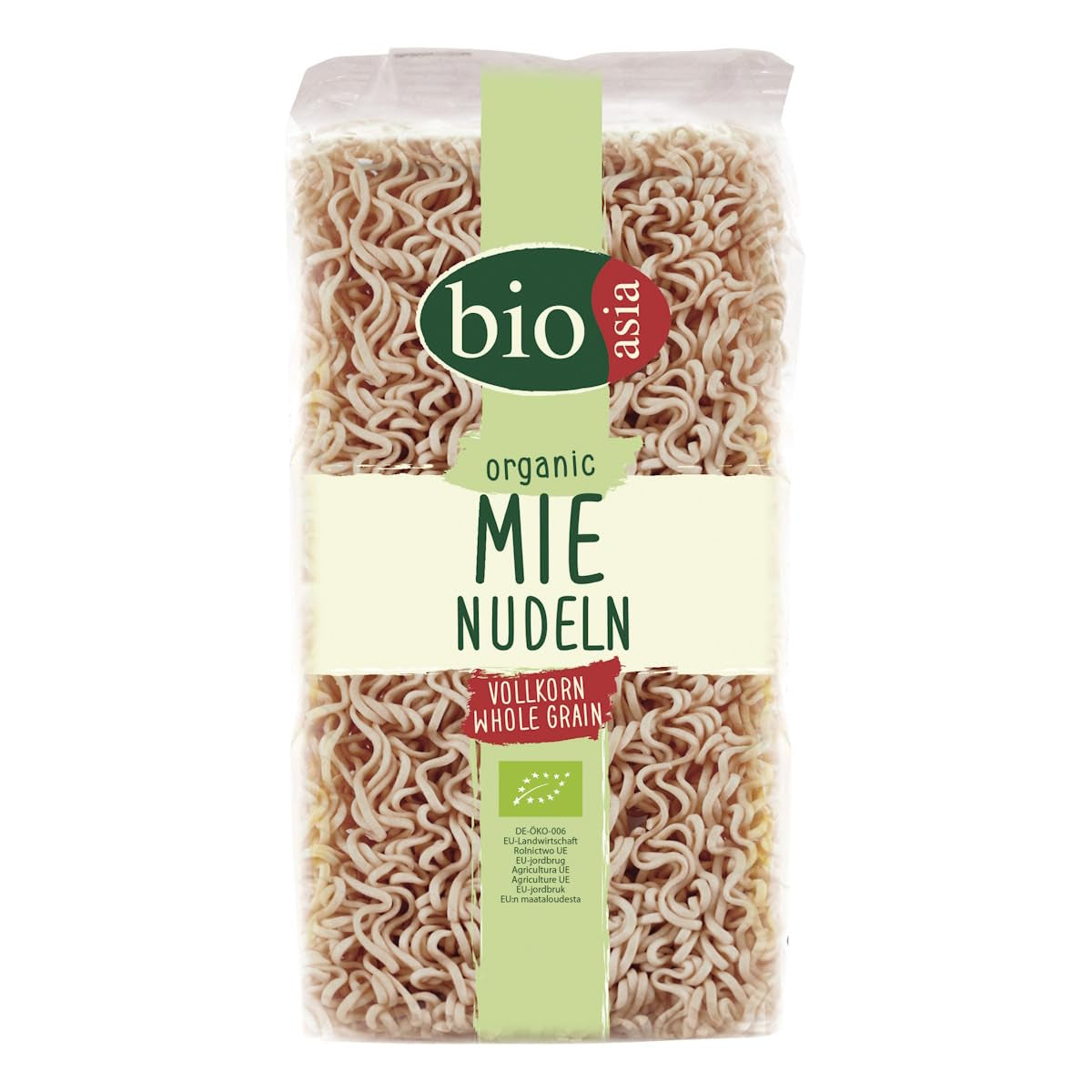 BIOASIA Bio Mie Nudler, lavet af fuldkorn, hurtig og nem at tilberede (1 x 250 g)