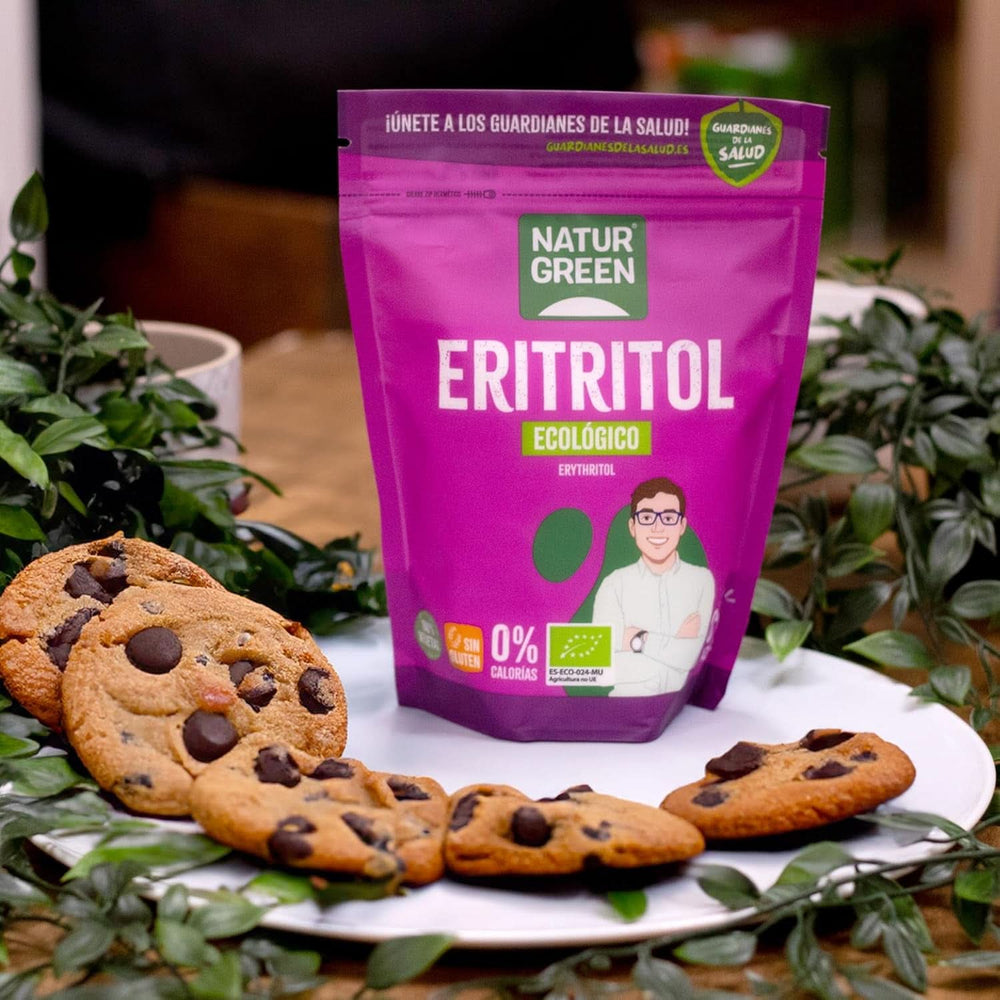 Bio Erythritol, naturligt sødemiddel, økologisk, lavt glykæmisk indeks, 500 gram sødemidler Naty Shop