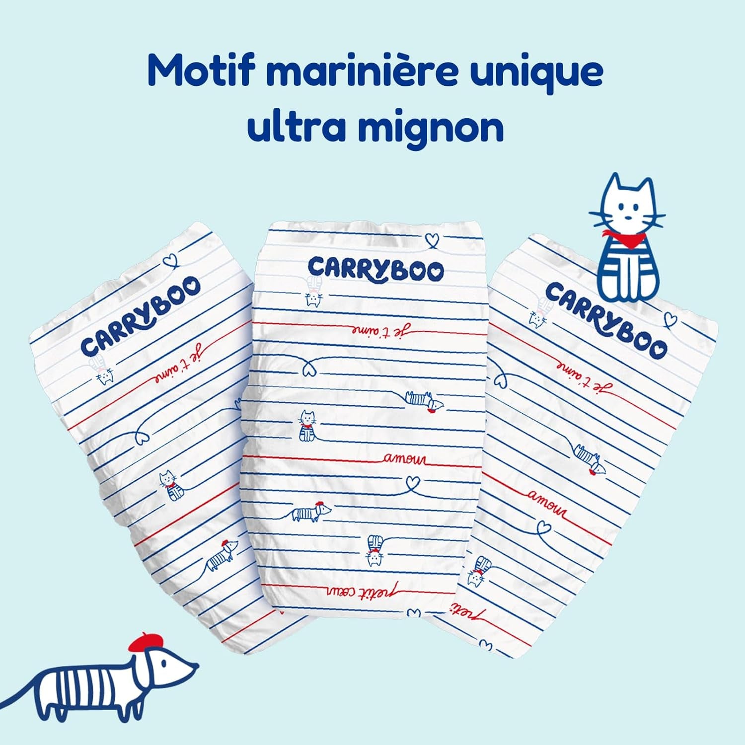 Bleer størrelse 4+ (9-20 kg) - sunde og meget absorberende - 12 timers lækagesikre - ingen uønskede stoffer - fremstillet i Frankrig - overkommelig pris - 126 engangsbleer