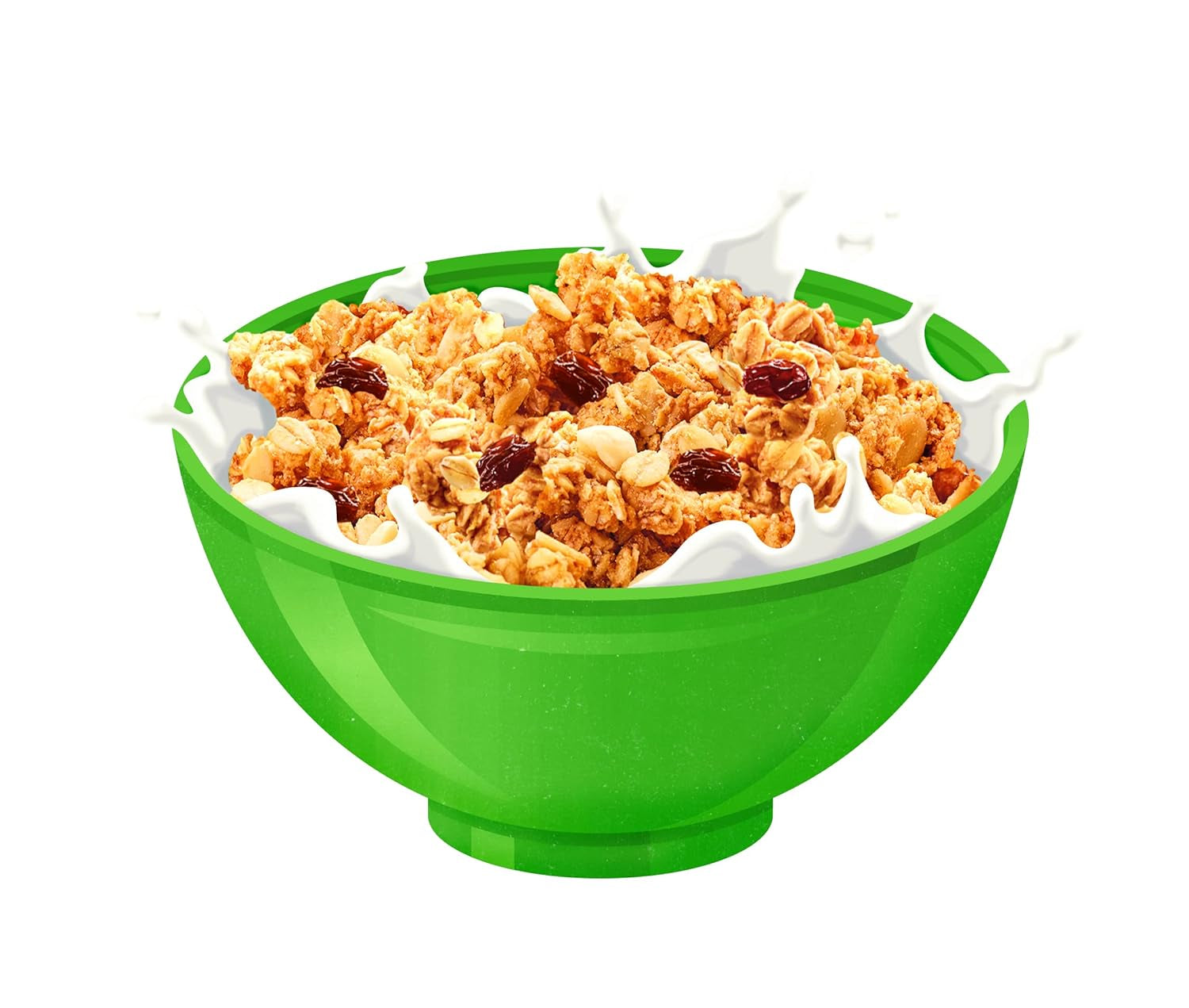 Dr. Oetker Vitalis Classic Crispy Mysli: Stor pakke sprød morgenmadsmüsli med rosiner, 1 pakke, 1,5 kg