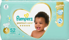 Pampers Premium Care 4,8 - 14 kg, 52 stk. Mor og baby Naty Shop