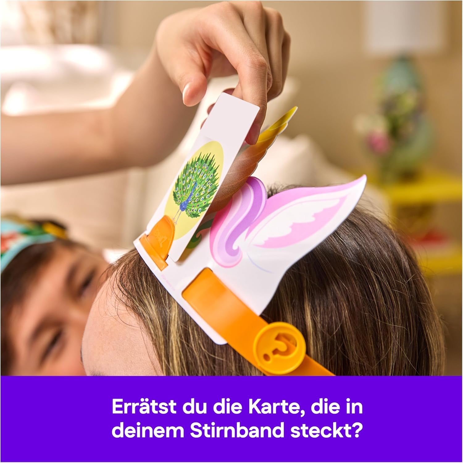 Spin Master Games - Hedbanz, det hurtige gættespil for hele familien, ny udgave (2025) med fantastiske spilkomponenter, for 2-6 spillere fra 6 år og opefter