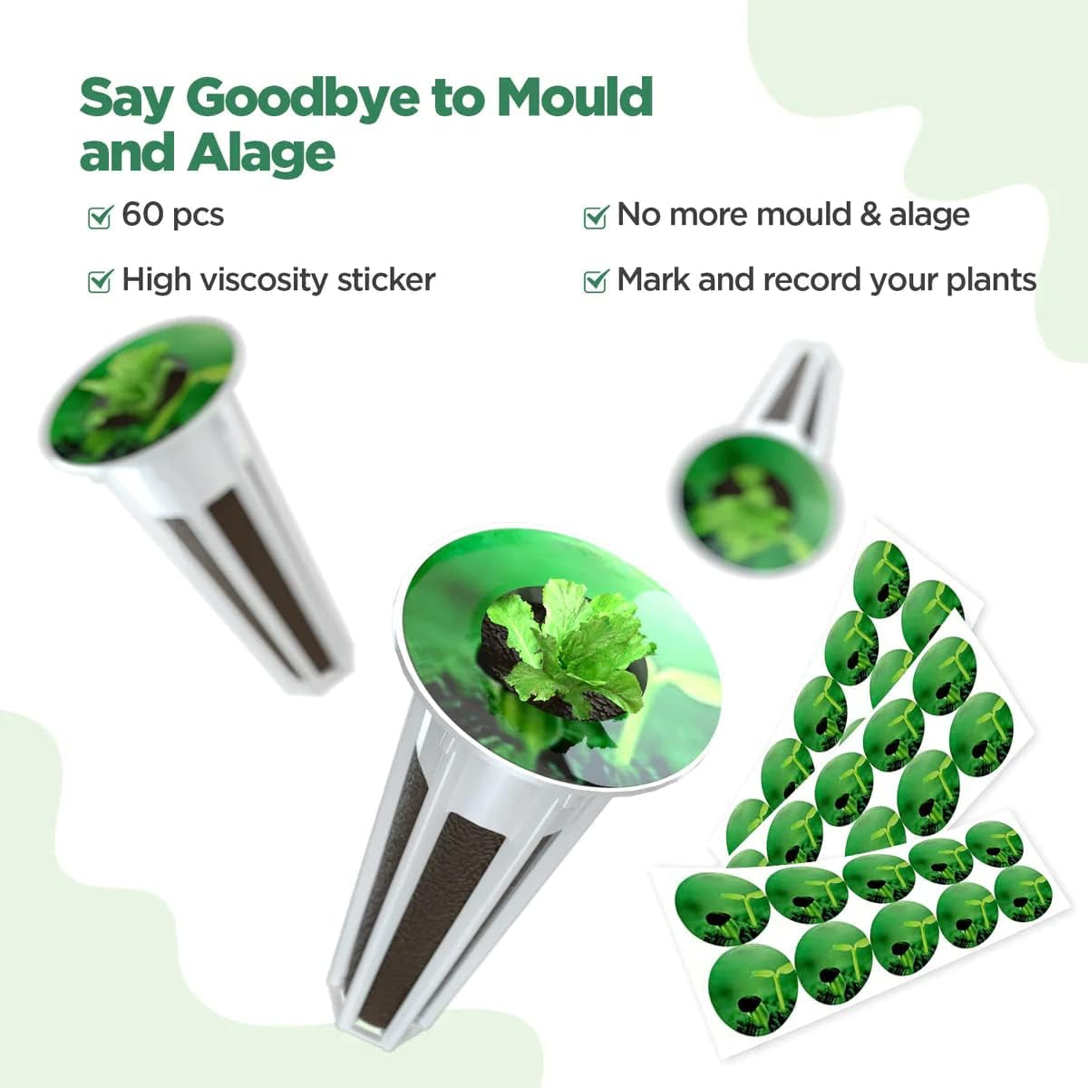 172 stykke Pod Grow Kit, Grow Svampe til Hydroponics