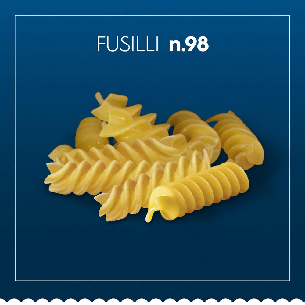 Pasta Barilla Classic Fusilli no. 98, af højkvalitets hård hvede, altid al dente, 1 kg