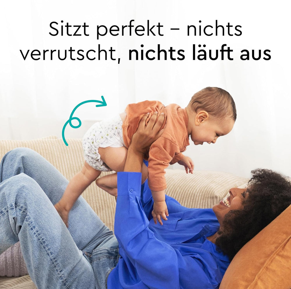 LILLYDOO Babybleer Hudvenlig - Størrelse 3 (6-10 kg), 29 stykker, pålidelig lækagebeskyttelse, blød, parfumefri og lotionfri til følsom hud, dermatologisk testet