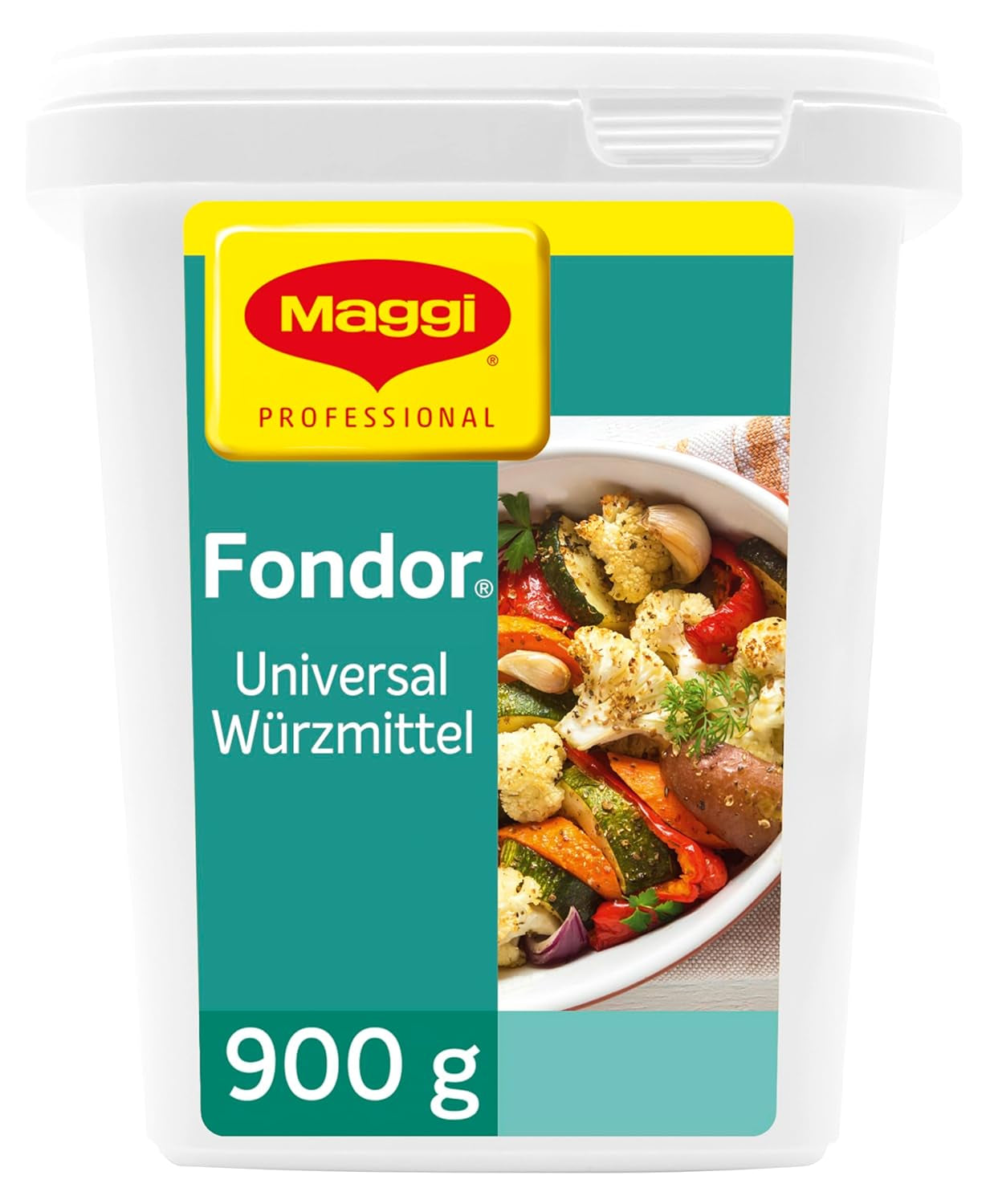 Maggi Professional Fondor Universal-Würzmittel o.k.A., vegansk Würzmischung, 1er Pack (1 x 900g Gastro Box)